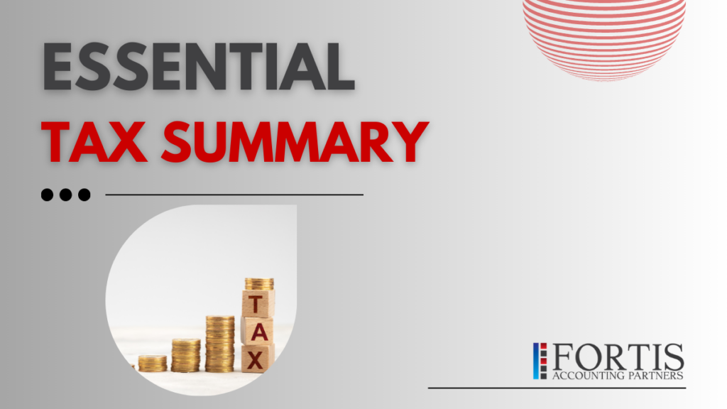 ESSENTIAL TAX SUMMARY